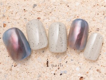アイネイルズ 町田店(I nails)/シンプルくすみニュアンス7480円