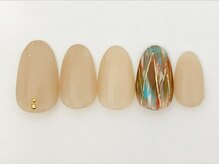 ネイルサロン アビー グランデュオ蒲田店(abbie)/●シンプルエスニック¥9,416