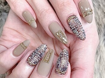 【5】ツイードネイル