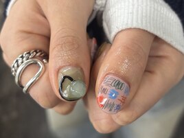 ニュアンスネイル　担当藤原