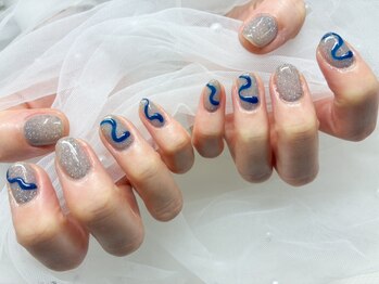 リノ ネイル(Rino nail)の写真/毎月定額全コース新作リリース♪トレンドや季節に合わせたデザインをご用意☆お得におしゃれを楽しんで♪