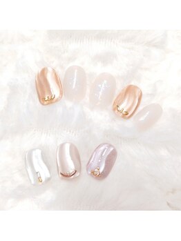 ルアホアノ(luahoano)/マグネットデザインネイル☆