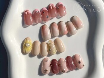 ニコ(NICO)の写真/【大人可愛い最旬ネイル★】季節やトレンドに合わせたアートデザイン多数♪イベント前にもおすすめ◎