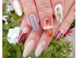 3色+ホイル&逆フレンチ