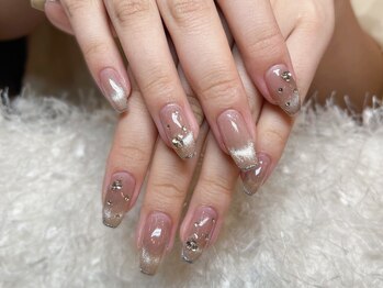 レアネイル 新宿(le'a nail)/マグネットフレンチ
