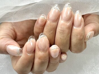 ミクス バイ キングジム(Mxx by KingGYM)/スカルプ/クリアフレンチ¥16000