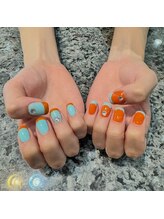 サロンドティス 学芸大学(salon de tis)/バイカラーフレンチネイル