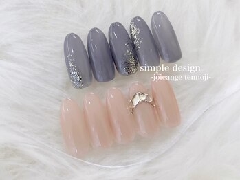 ネイルサロン ジョアアンジェ 天王寺店(joie ange)/シンプルネイル/オフィスネイル