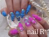 NEW☆nail R☆今話題の長さだしでクロスネイルです♪♪♪