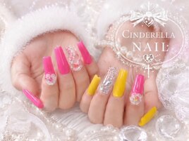 【スカルプ長さだしネイル】