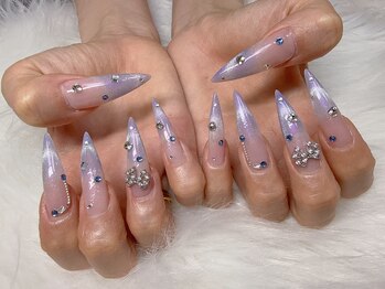 スノーネイルサロン 新宿店(Snow nail salon)/マグネットフレンチネイル