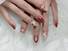 さくらんぼネイル