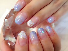 ネイルケアサロンエルミタージュ/紫陽花