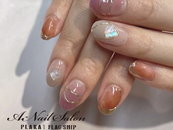 エーネイルサロン プラーカ本店(A-Nail Salon)/春ニュアンス