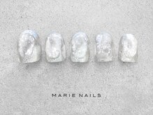 マリーネイルズ 大阪梅田店(MARIE NAILS)/新規8000 0313aシンプルベージュ