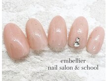 アンベリール ネイルサロンアンドスクール(embellir)/大野限定シンプルデザインコース