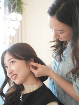 カピリナ(Ka Pilina)の写真/PC・スマホ疲れ、寝ても疲れが抜けない方に＊耳つぼ＋極上ヘッドマッサージで自分だけのリセットタイムを♪