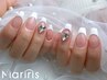 【nami指名】自爪に優しいフィルイン♪オフ無料☆フレンチネイル