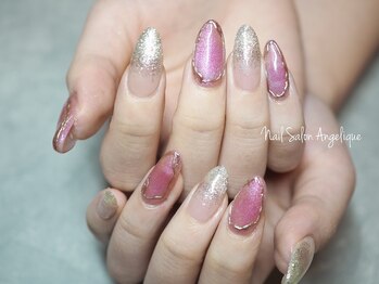 アンジェリーク(Angelique)/マグネット×ミラーネイル