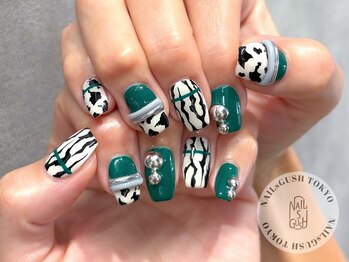 ネイルズガッシュ 溝の口店(NAILs GUSH)の写真/【初回オフ無料】短くてもとびきり可愛く！ショートネイルも NAILs GUSHにお任せ☆