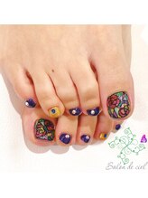 サロンドシエル(salon de ciel)/ステンドグラスネイル