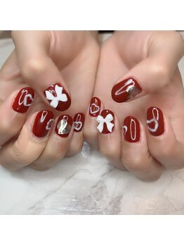 ロータス(LOTUS)/バレンタインネイル♪