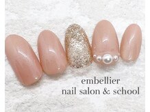 アンベリール ネイルサロンアンドスクール(embellir)/大野限定シンプルデザインコース