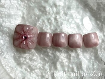 ミニュイネイルバイゼン(minuit nail by Zen)/【foot】定額デザインコース