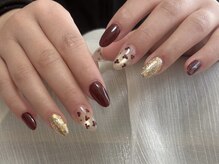 Best Nail 大宮東口店 【ワンホンネイル・スカルプ・パラジェル・上品ジェルネイル】/持ち込み6本デザインネイル