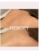メモリー(MEMORY)/お背中のお手入れも人気☆