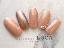 ネイルアトリエルカ(nail atelier LUCA)/W-13シェラックブライダルネイル