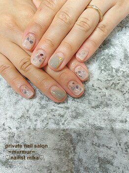 プライベート ネイルサロン マーマ(murmur)/ニュアンスシェルネイル