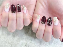 秋冬☆チェックデザイン