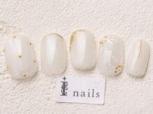 アイネイルズ 渋谷店(I nails)/ぷっくりお花ニュアンス