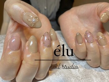 エル(elu)/パラジェル リボンネイル