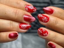 ネイルサロン プール ヴー(Nail Salon Pour Vous)/【オーダー】持ち込み冬ネイル