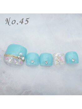 はあとねいる 渋谷三丁目店/フットネイル:No.45