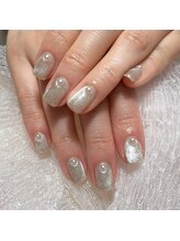 ラベンダー(lavender)/デザインマグネットネイル