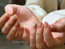 マリーネイルズ 心斎橋店(MARIE NAILS)/新規様¥5,500 シンプル 0508a