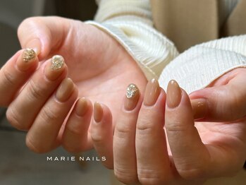 マリーネイルズ 心斎橋店(MARIE NAILS)/新規様¥5,500 シンプル 0508a