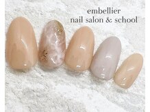 アンベリール ネイルサロンアンドスクール(embellir)/大野限定シンプルデザインコース