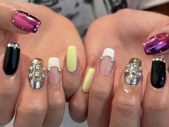 ゆびノさき オモテサンドウ(ゆびノさき+omotesando)/派手色