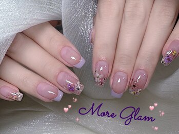 モアグラム 池袋東口店(More Glam)/春　フラワーネイル