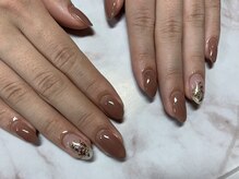 エイミー(eimy)/brown nail
