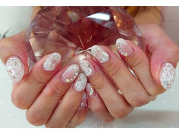 アイリッシュネイル 久屋大通店(Irish Nail)/バラ×ブライダル