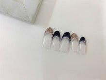 ネイルサロン アミ(Amie)/イチオシ♪レオパードフレンチ