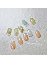 ルブリー(roovely)/春のカラフルネイル