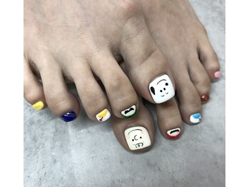 ケーエヌ(KN)/キャラクターフットネイル