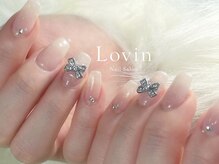 ラヴィン なんばスカイオ店(Lovin)/【パラジェル】リボンネイル