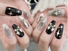 グランスネイル(glance nail)/長さだし持ち込みネイル